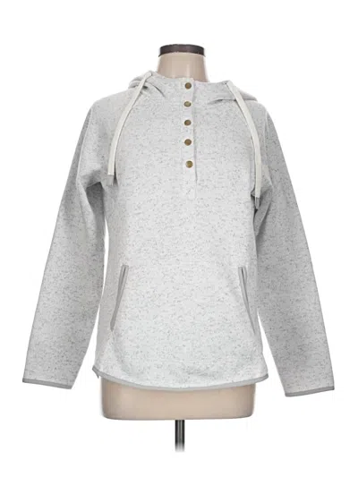 Pre-owned Thread & Supply Pullover Hoodie In Silver