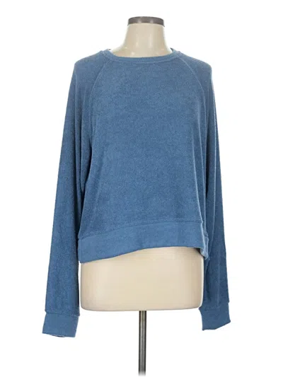 Pre-owned Thread & Supply Pullover Sweater In Blue