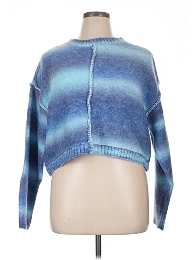 Pre-owned Thread & Supply Pullover Sweater In Blue