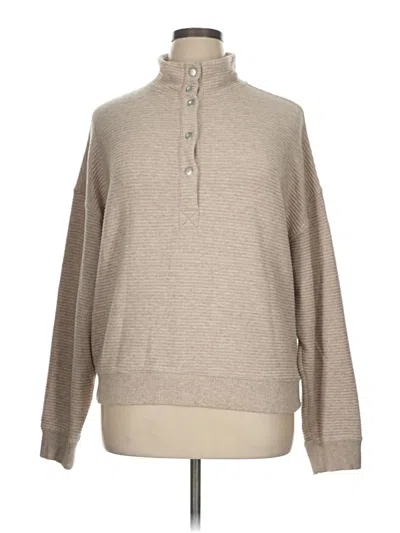 Pre-owned Thread & Supply Pullover Sweater In Brown