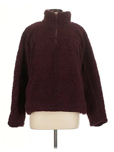 Pre-owned Thread & Supply Pullover Sweater In Burgundy