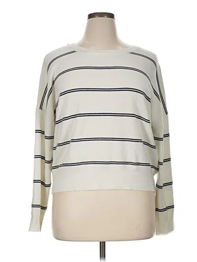 Pre-owned Thread & Supply Pullover Sweater In Ivory