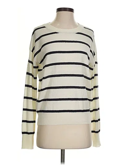 Pre-owned Thread & Supply Pullover Sweater In Ivory