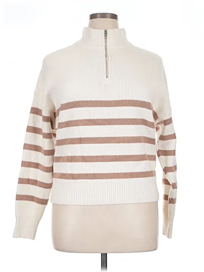 Pre-owned Thread & Supply Pullover Sweater In Ivory