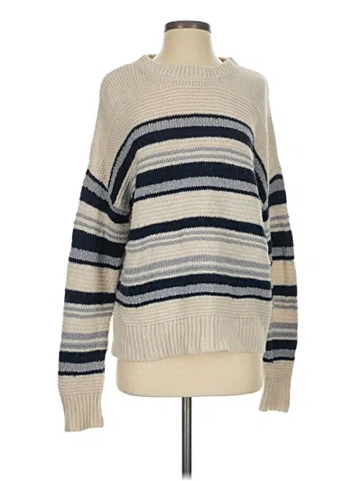 Pre-owned Thread & Supply Pullover Sweater In Ivory