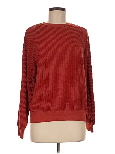 Pre-owned Thread & Supply Pullover Sweater In Red