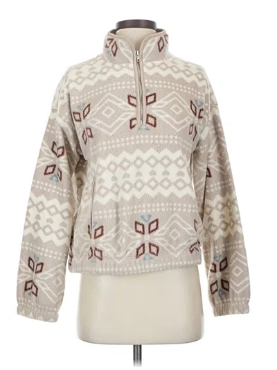 Pre-owned Thread & Supply Pullover Sweater In White