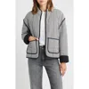 Thread & Supply Quilted Jacket In Black