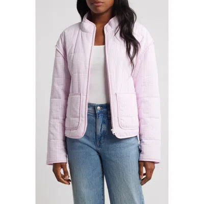 Thread & Supply Quilted Jacket In Pink