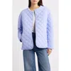 Thread & Supply Quilted Puffer Jacket In Purple