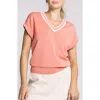 Thread & Supply Rhonda Stripe Knit Top In Pink