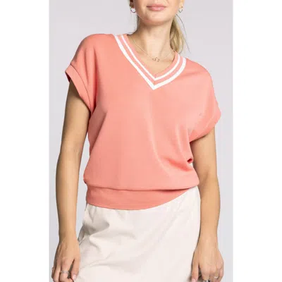 Thread & Supply Rhonda Stripe Knit Top In Pink