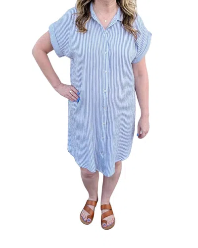 Thread & Supply Sawyer Dress In Blue