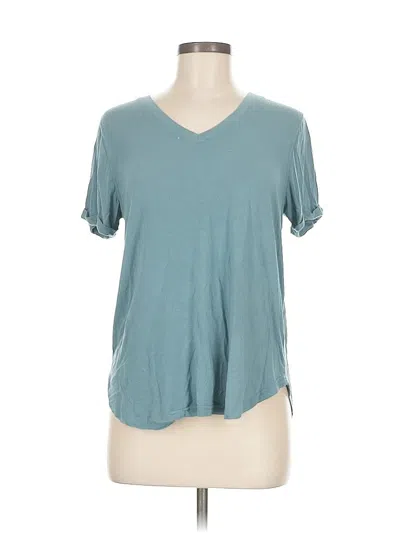 Pre-owned Thread & Supply Short Sleeve T-shirt In Blue