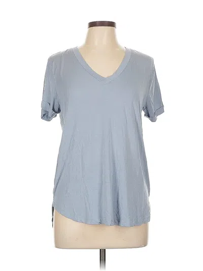 Pre-owned Thread & Supply Short Sleeve T-shirt In Blue