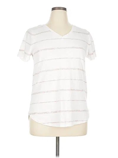 Pre-owned Thread & Supply Short Sleeve T-shirt In Ivory