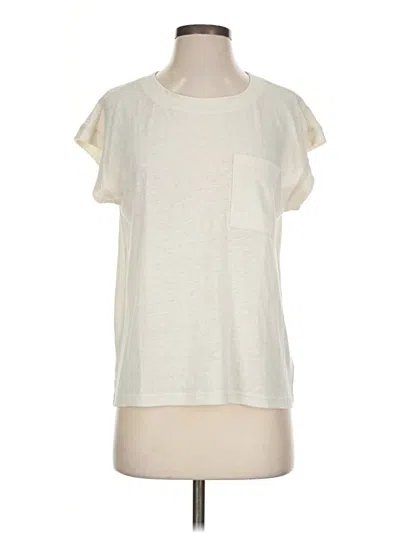 Pre-owned Thread & Supply Short Sleeve T-shirt In Ivory