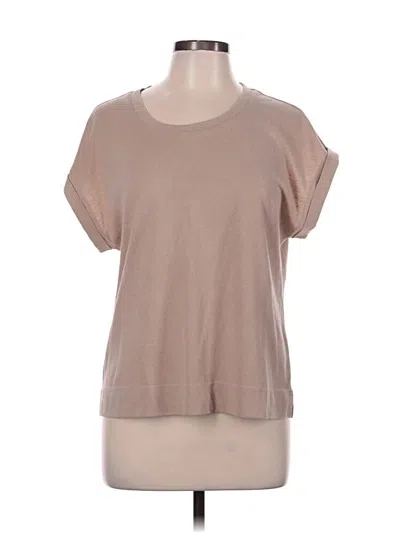 Pre-owned Thread & Supply Short Sleeve T-shirt In Tan