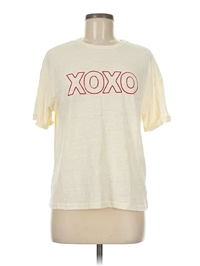 Pre-owned Thread & Supply Short Sleeve T-shirt In White