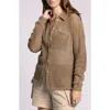 Thread & Supply Shoshana Openwork Cotton Cardigan In Brown