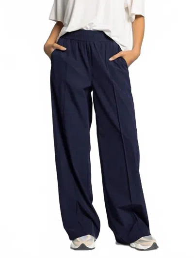 Thread & Supply Side Line Pants In Dark Navy White In Blue