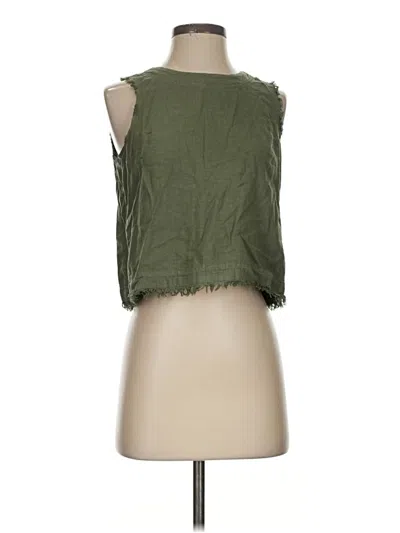 Pre-owned Thread & Supply Sleeveless Blouse In Green
