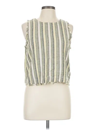 Pre-owned Thread & Supply Sleeveless Blouse In Green