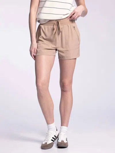 Thread & Supply Sue Shorts In Tan In Brown