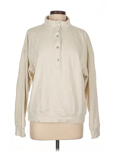 Pre-owned Thread & Supply Sweatshirt In White