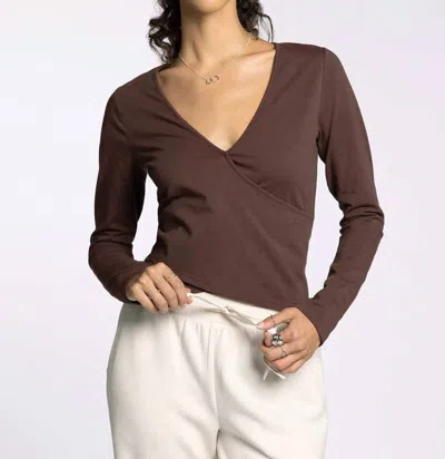 Thread & Supply Tamara Top In Dark Brown