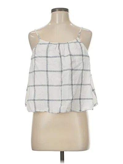 Pre-owned Thread & Supply Tank Top Gray Strapless Neckline Tops