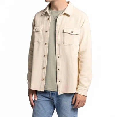 Thread & Supply Tate Twill Jacket In Oyster Grey In Neutral