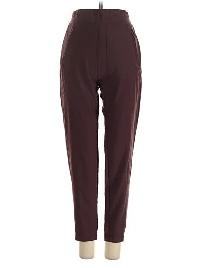 Pre-owned Thread & Supply Track Pants In Burgundy
