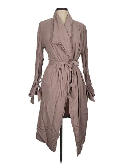 Pre-owned Thread & Supply Trenchcoat In Gray