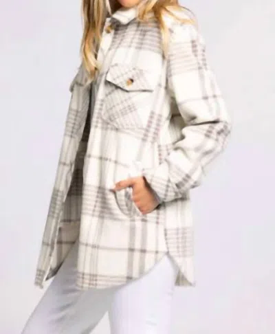 Thread & Supply Tullis Jacket In Coconut Ash Plaid In Multi