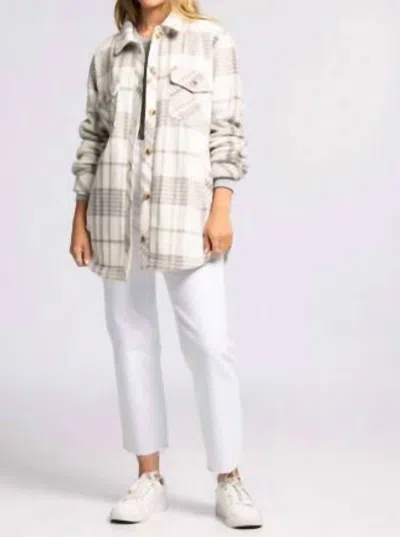 Thread & Supply Tullis Jacket In Coconut Ash Plaid In Multi