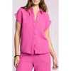 Thread & Supply Verna Cotton Gauze Button-up Shirt
