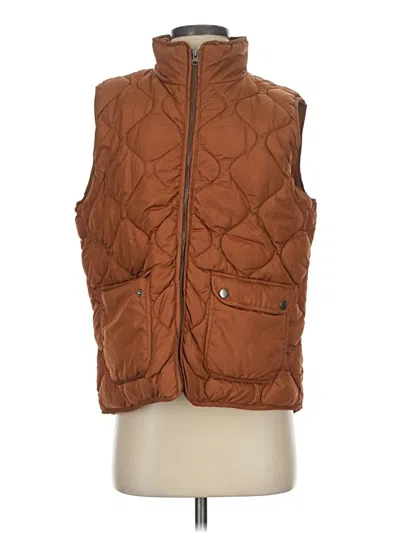Pre-owned Thread & Supply Vest In Brown