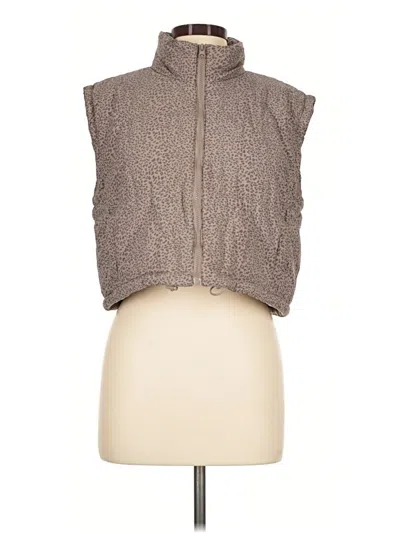 Pre-owned Thread & Supply Vest In Brown