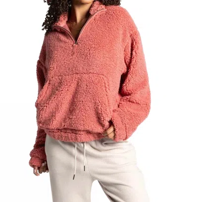 Thread & Supply Voyage Pullover Top In Brick Red
