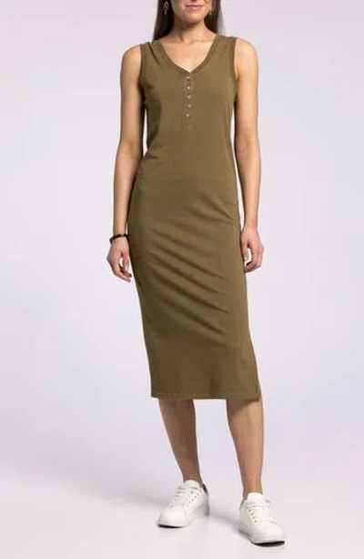 Thread & Supply Wilfred Cotton Body-con Midi Dress