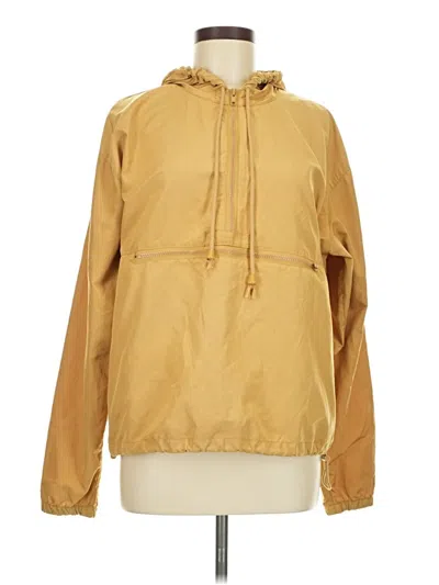 Pre-owned Thread & Supply Windbreaker Jacket In Gold