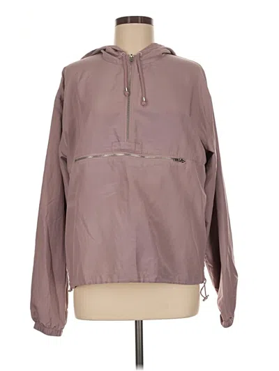 Pre-owned Thread & Supply Windbreaker Jacket In Purple