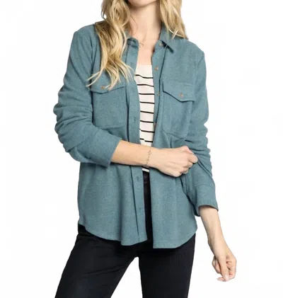 Thread & Supply Women's Cassian Spruce Button Down In Blue