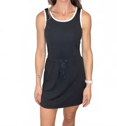 Thread & Supply Ying Romper Dress In Black
