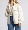 Thread & Supply Zia Jacket In Ivory Heather In White Alyssum