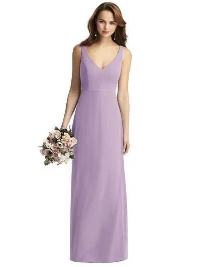 Thread Bridesmaid Sleeveless V-back Long Trumpet Gown