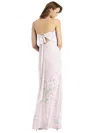 Thread Bridesmaid Tie-back Cutout Trumpet Gown With Front Slit