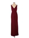 Thread Cocktail Dress In Burgundy