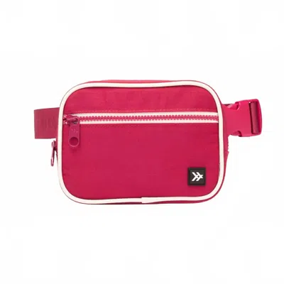 Thread Wallets Unisex Fanny Pack Small Travel Crossbody Bags In Magenta In Pink